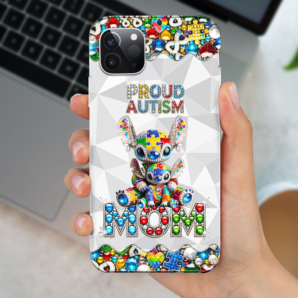 Personalized Gifts For Autism Mom Phone Case, Cute Character 01TGMH210325-Homacus