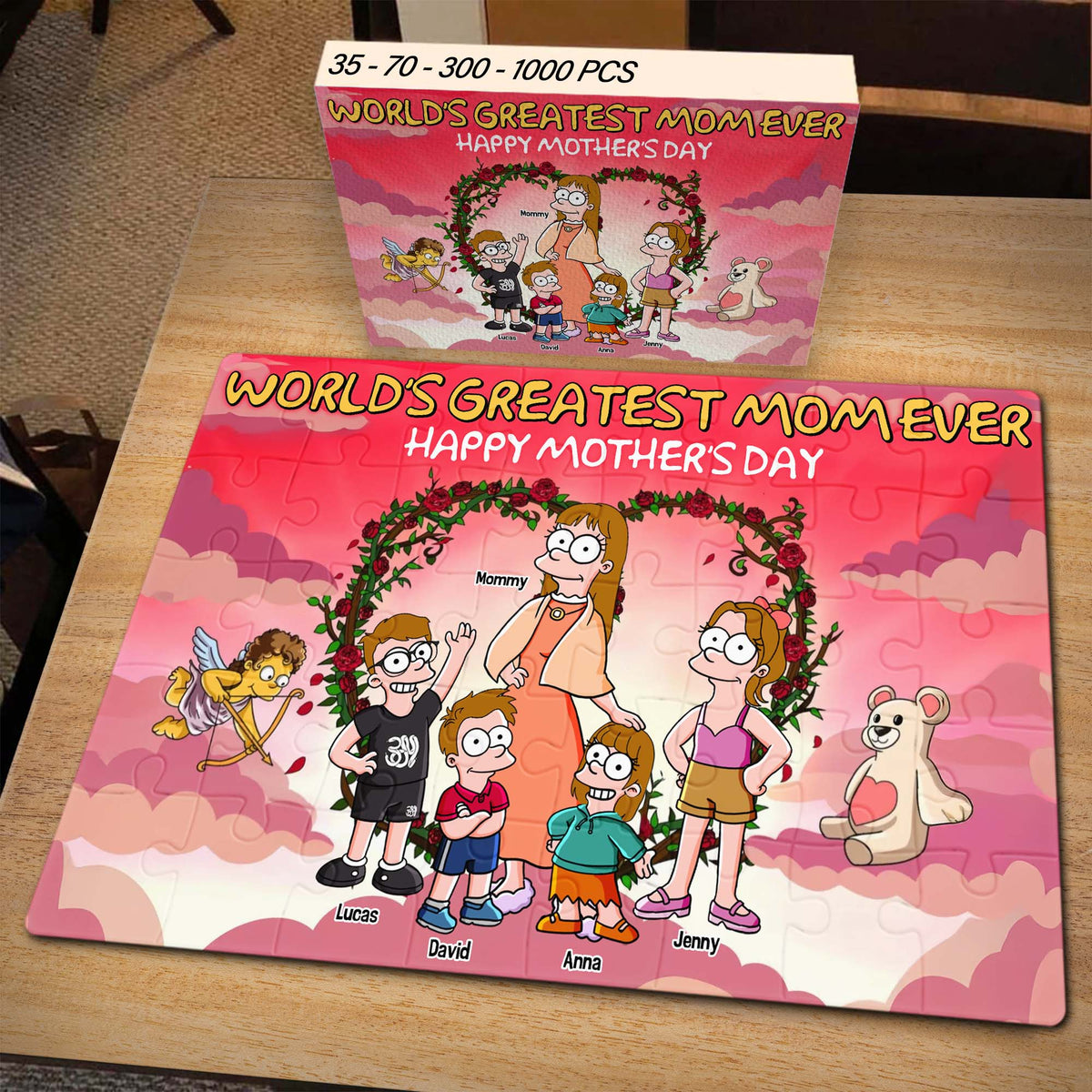 Personalized Gifts For Mom Jigsaw Puzzle 03katn020425pa-Homacus