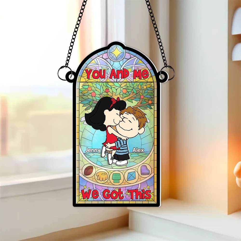 Personalized Gifts For Couple Suncatcher Ornament 01OHMH060125HG-Homacus