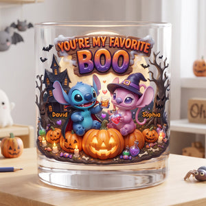 Boo Crew 11oz Round Glass – Personalized Halloween Gifts For Couple 06tylu310726