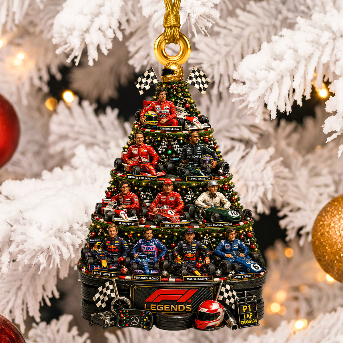 Ultimate Racing Acrylic Ornament, Personalized Christmas Gifts 04NADH280826-Homacus