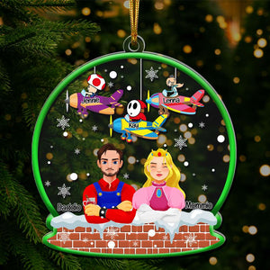 Personalized Christmas Gifts For Family Acrylic Ornament 01KALU011024PA-Homacus