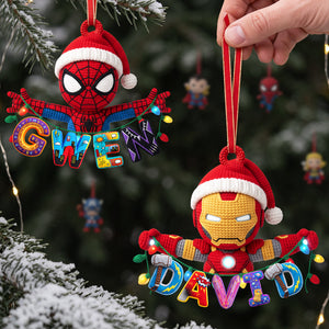 Power Character Alphabet Ornament - Personalized Gift For Christmas 01PATA280926-Homacus