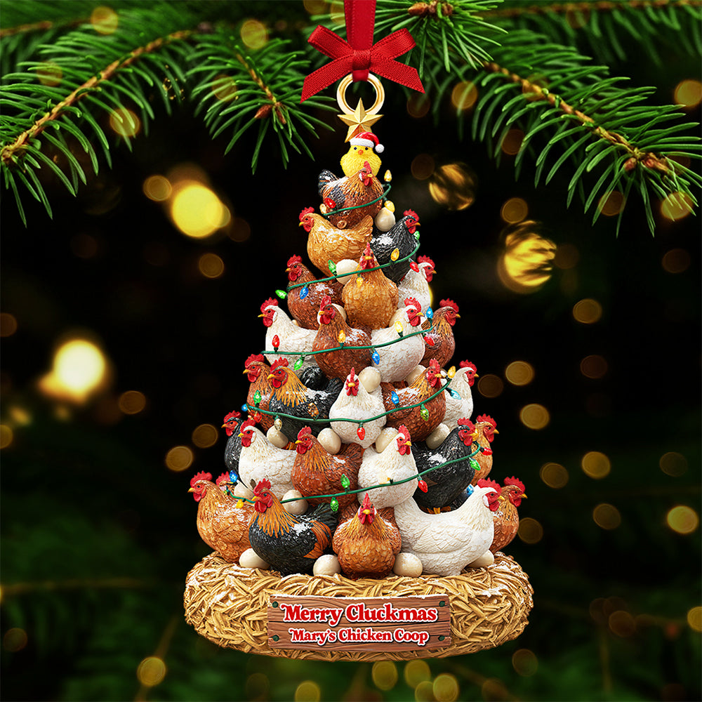 Personalized Gifts For Chicken Lovers Christmas Ornament 02huta240925-Homacus