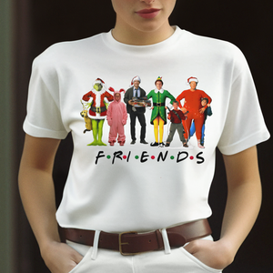 Christmas Friends Movie Characters Sweatshirt 53acxx260824-Homacus