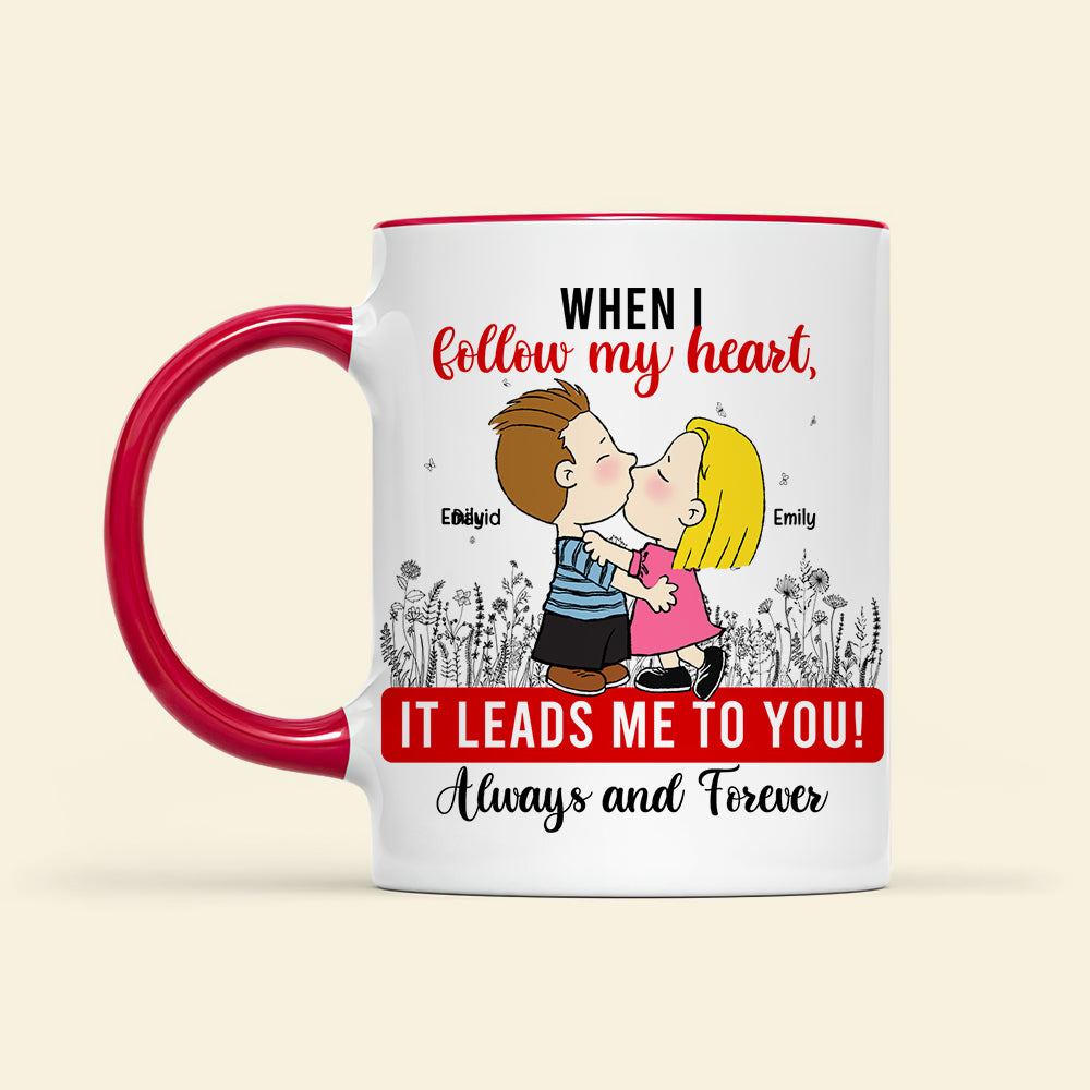 Personalized Gifts For Couple Coffee Mug 01kaqn171224hg Always And Forever-Homacus