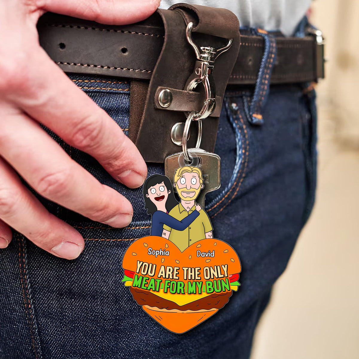 Personalized Gifts For Couple Keychain, Funny Quirky Gift For Him & Her 02QHTN110225HG-Homacus