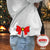 Merry Christmas Red Side Bow Embroidered Sweatshirt 11acqn011124-Homacus