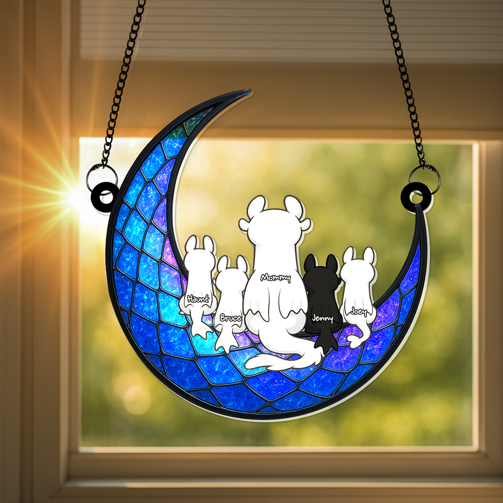 Dragon Mom Suncatcher - Personalized Gift For Mother 01TGLU170425-Homacus
