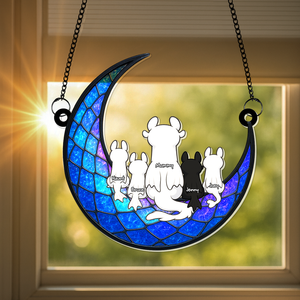 Dragon Mom Suncatcher - Personalized Gift For Mother 01TGLU170425-Homacus