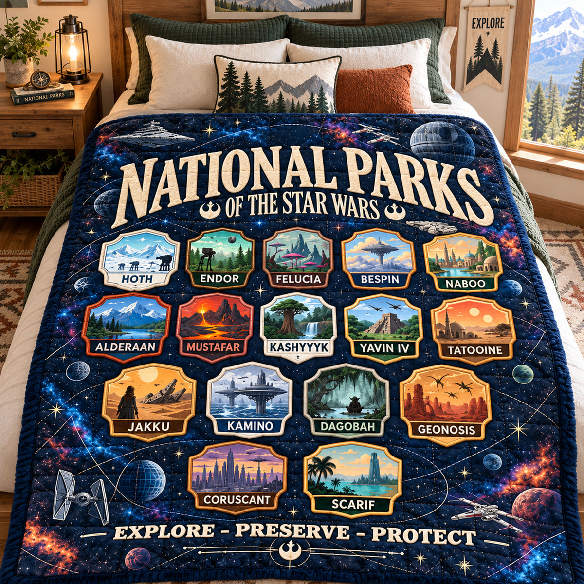 Space Adventure Blanket - Personalized Gifts 01nalu061026-Homacus