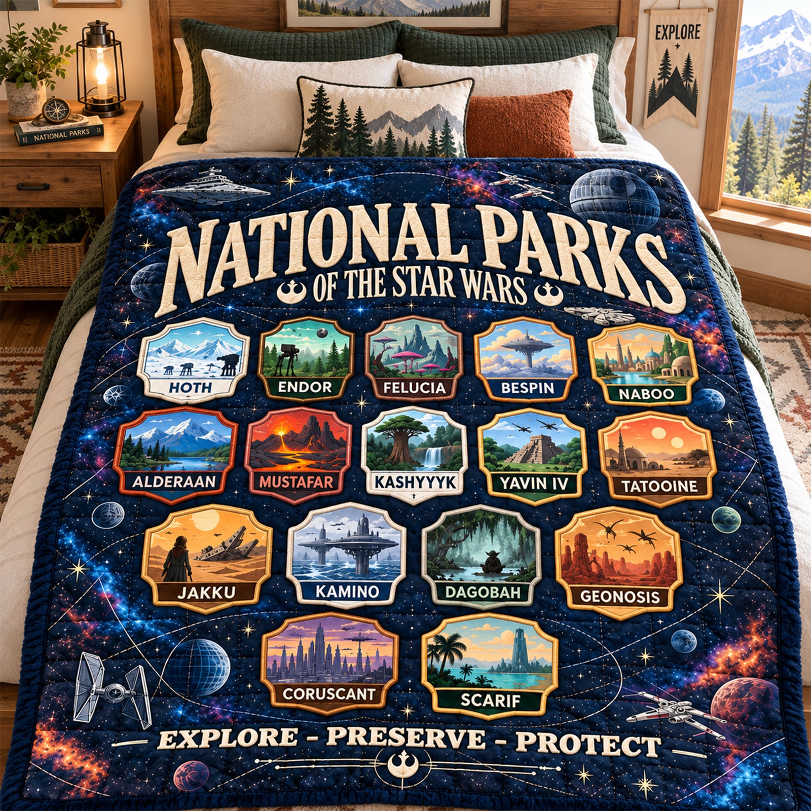Space Adventure Blanket - Personalized Gifts 01nalu061026-Homacus