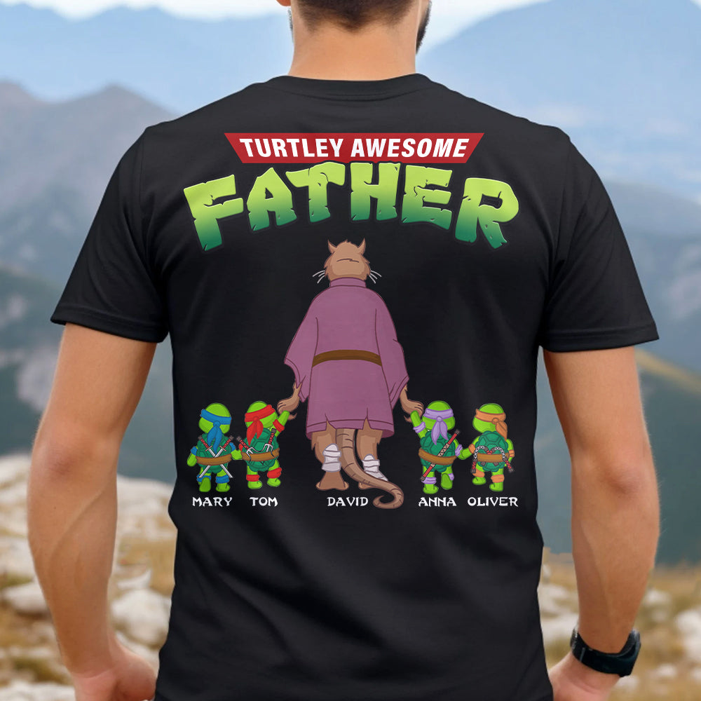 Awesome Father Shirt Personalized Holiday Gifts For Dad 03natn080424-Homacus