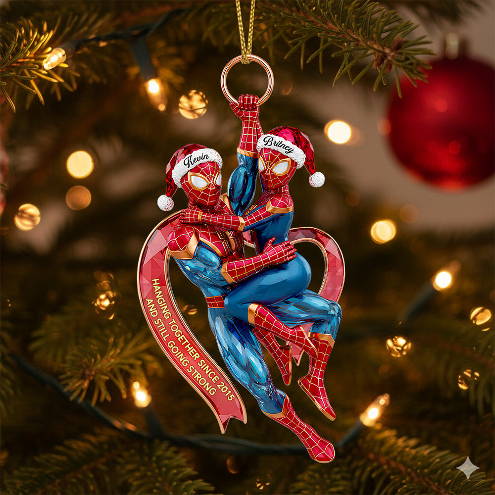 Amazing Couple Hanging Together Ornament, Personalized Gifts For Couple 06qhdt240925-Homacus