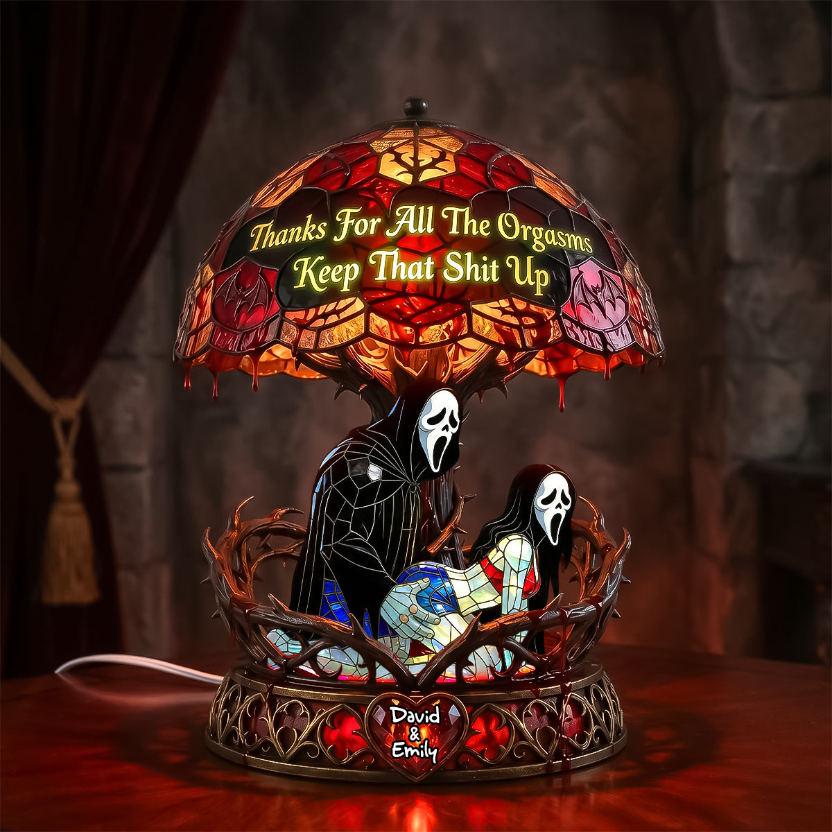 Horror Lovers Acrylic Light Box - Personalized Gifts For Couples 04ohdh180626-Homacus