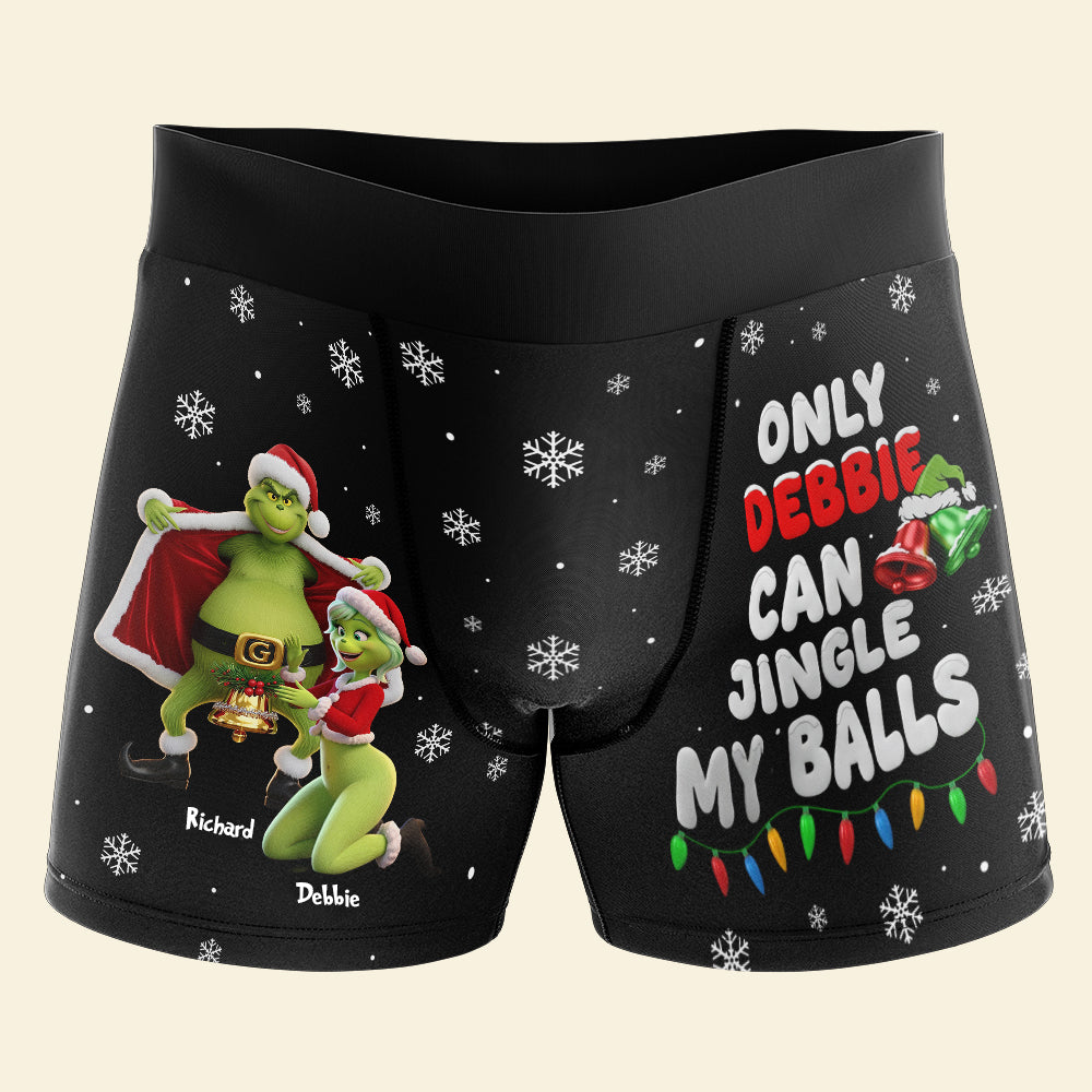 Naughty Couple Men's Boxers - Personalized Christmas Gifts For Him 03ohqn150925-Homacus