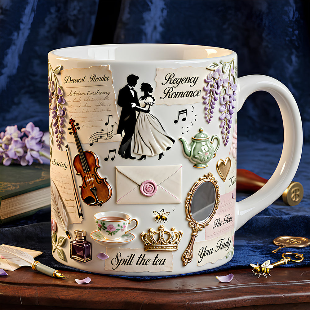 Regency Romance Mug - Personalized Gifts 02NADT300126-Homacus
