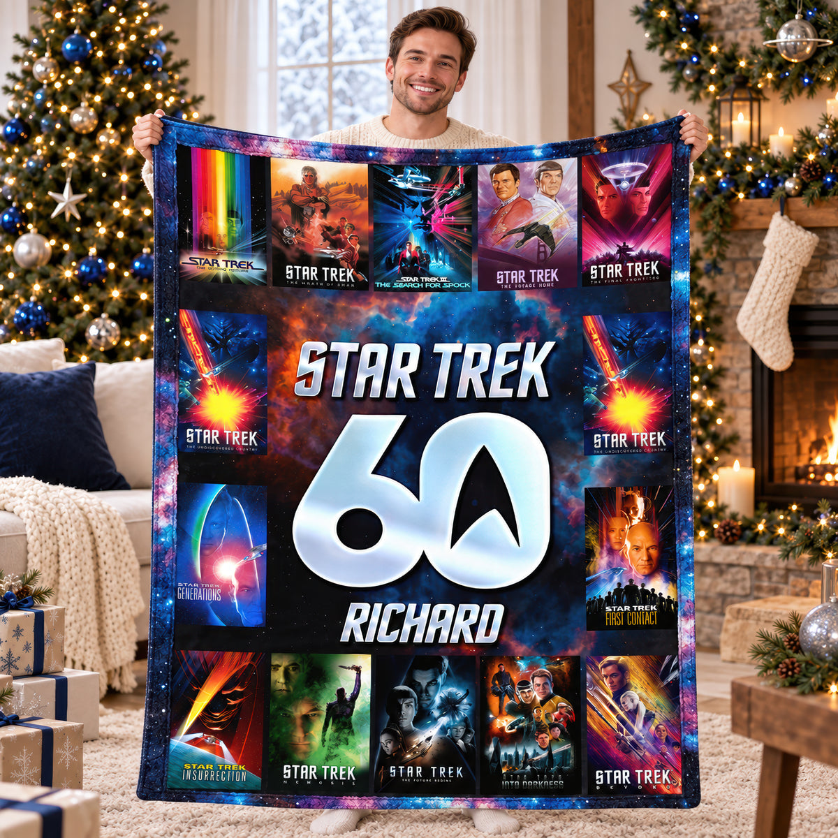 Epic Space Adventure Series - Personalized Gifts For Sci-Fi Lovers Blanket 05naqn021026