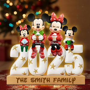 Sweet Family Christmas Light Box Personalized Gifts For Family 06PGDT041125-Homacus