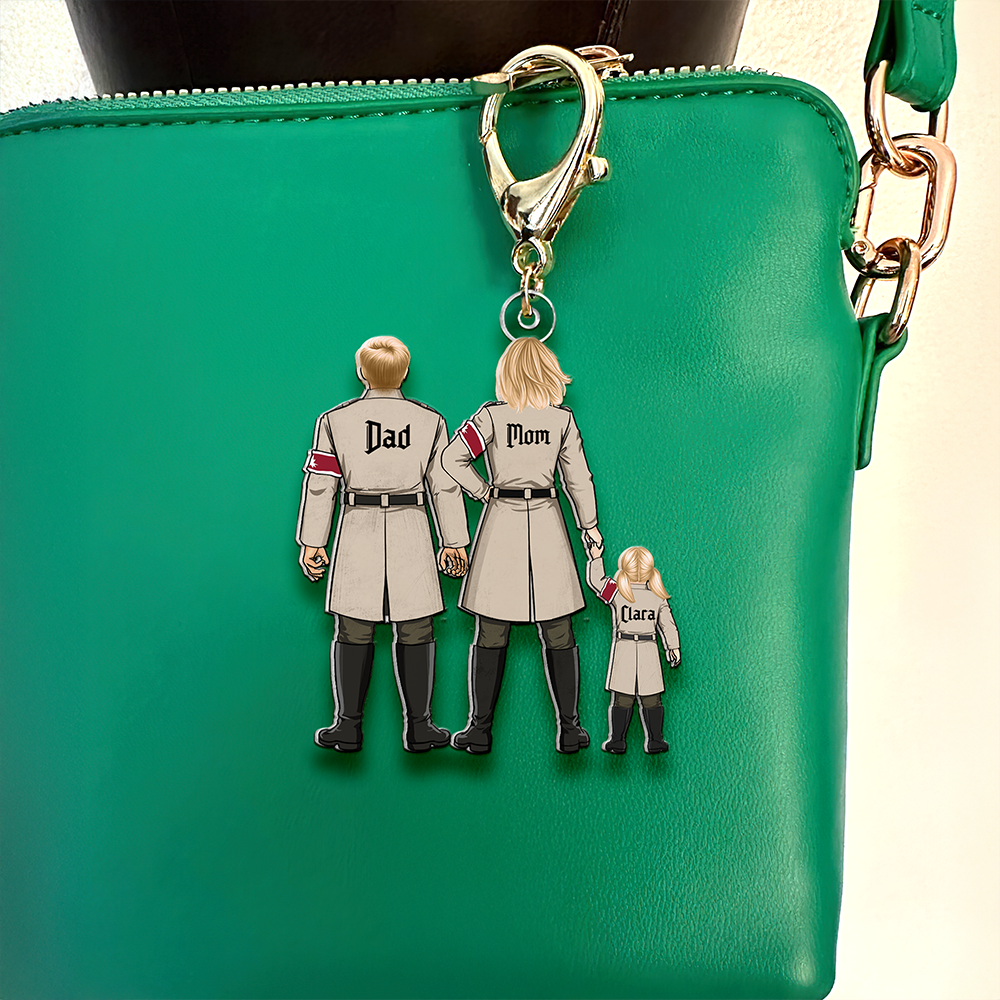 Personalized Gifts For Family Keychain Anime Family 08QHHU240225HH-Homacus