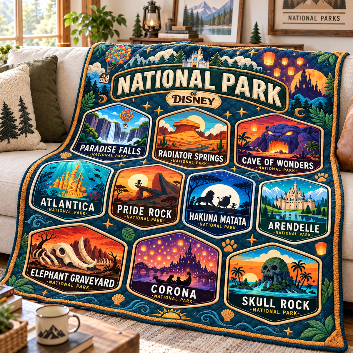 National Park Of Storybook Blanket - Personalized Gifts 02nalu061026-Homacus