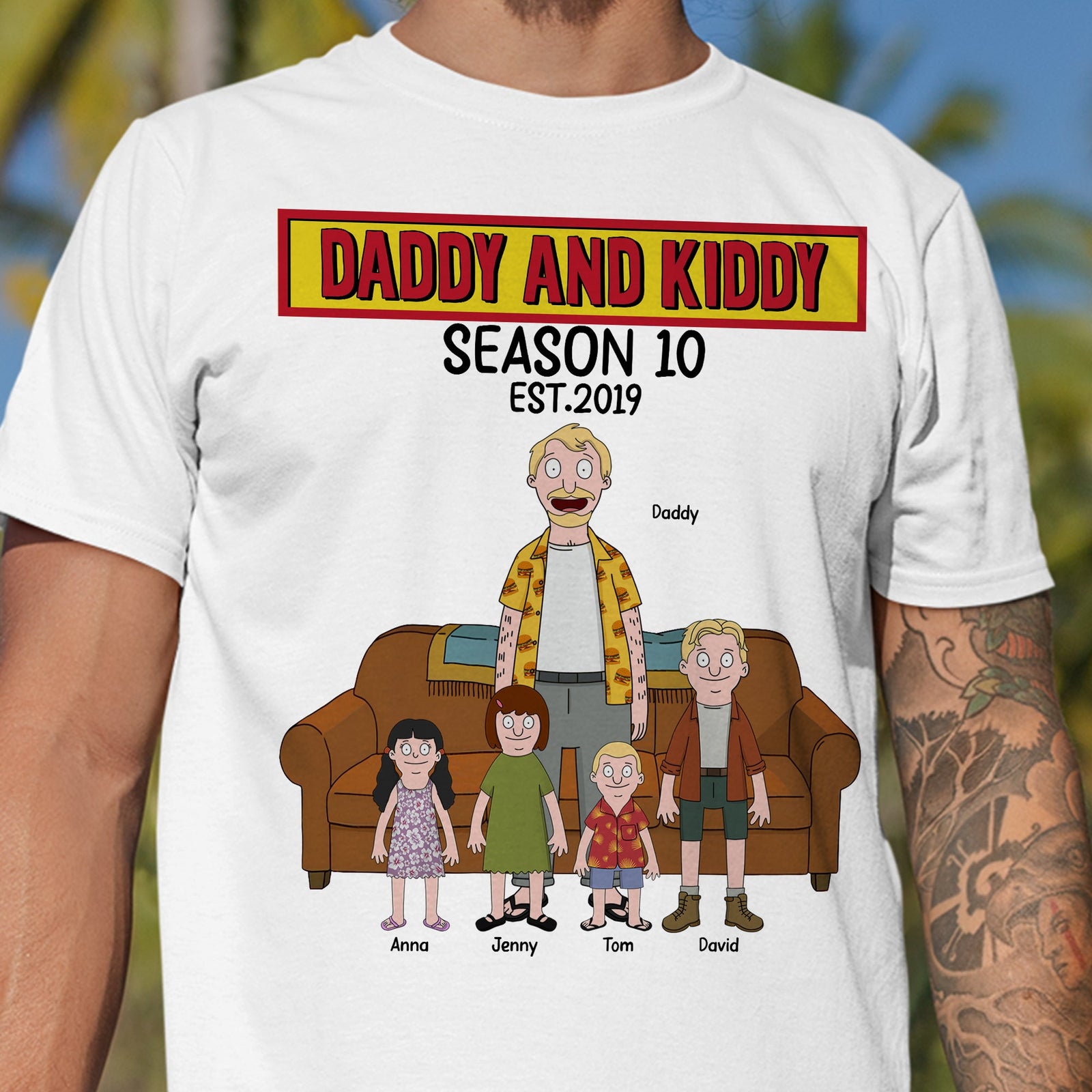 Personalized Gifts For Dad Shirt 04ohtn040425hg Daddy And Kiddy-Homacus