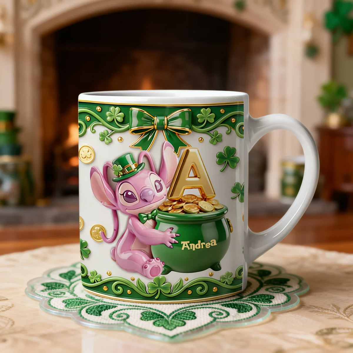 St. Patrick Lucky Coffee Mug - Personalized Gifts 01pata100226-Homacus