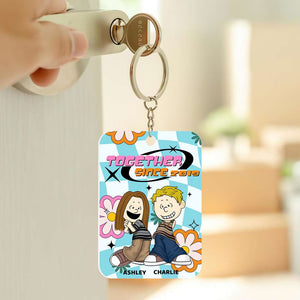 Personalized Gifts For Couple Keychain 01TODT070125HG-Homacus