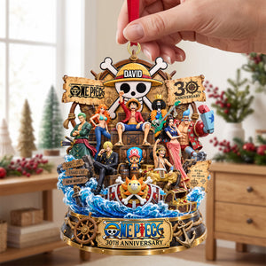 30th Anniversary Anime Ornament - Personalized Gifts For Christmas Ornament 02OHTN100926
