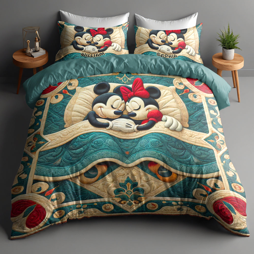 Personalized Gifts For Couple Quilt Bedding Set Special Line 05tgqn110125-Homacus