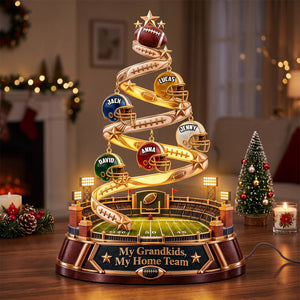 My Home Team Acrylic Light Box - Personalized Gifts For Christmas 02patn191026-Homacus