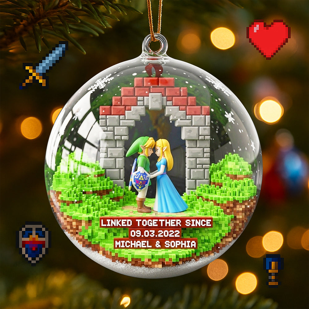 Fantasy Adventure Christmas Ornament - Personalized Gifts For Couple 01toqn220825-Homacus