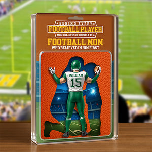 American Football Mom Acrylic Plaque - Personalized Gifts For Mother 012OHDT280425-Homacus