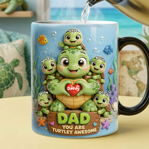 Awesome Dad Magic Coffee Mug - Personalized Gifts For Dad 04TOTA300426-Homacus