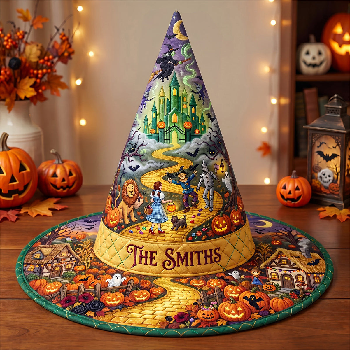 Whimsical Halloween Witch Hat - Personalized Gift For Halloween 03HATN130826