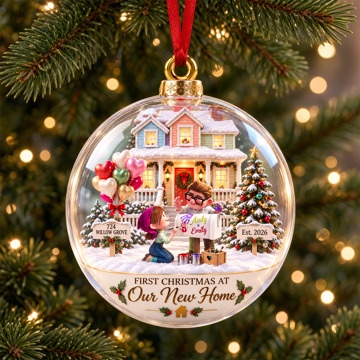 Decor Our New Home Ornament - Personalized Gifts For Newlywed Couple 05qhdh220926-Homacus