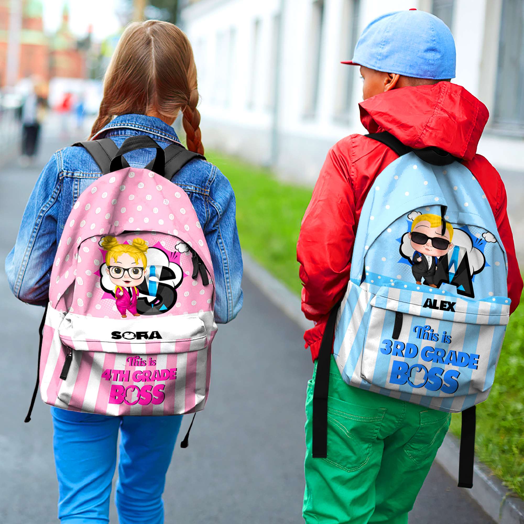 Personalized Gift For Kid Backpack 03XQMH040724HH Back To School-Homacus