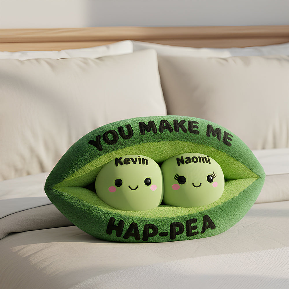 Peas Couple Pillow Personalized Gifts For Couple 05KIDT221125-Homacus