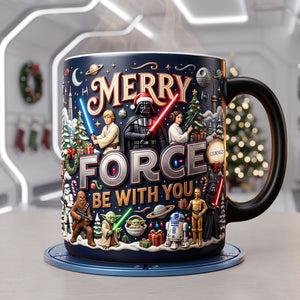 Warriors Merry Christmas Magic Mug - Personalized Christmas Gifts 05pata140926