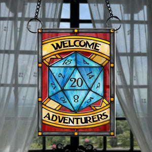 Gifts For Gamers, Welcome Adventures Suncatcher Ornament 02NAMH040924-Homacus