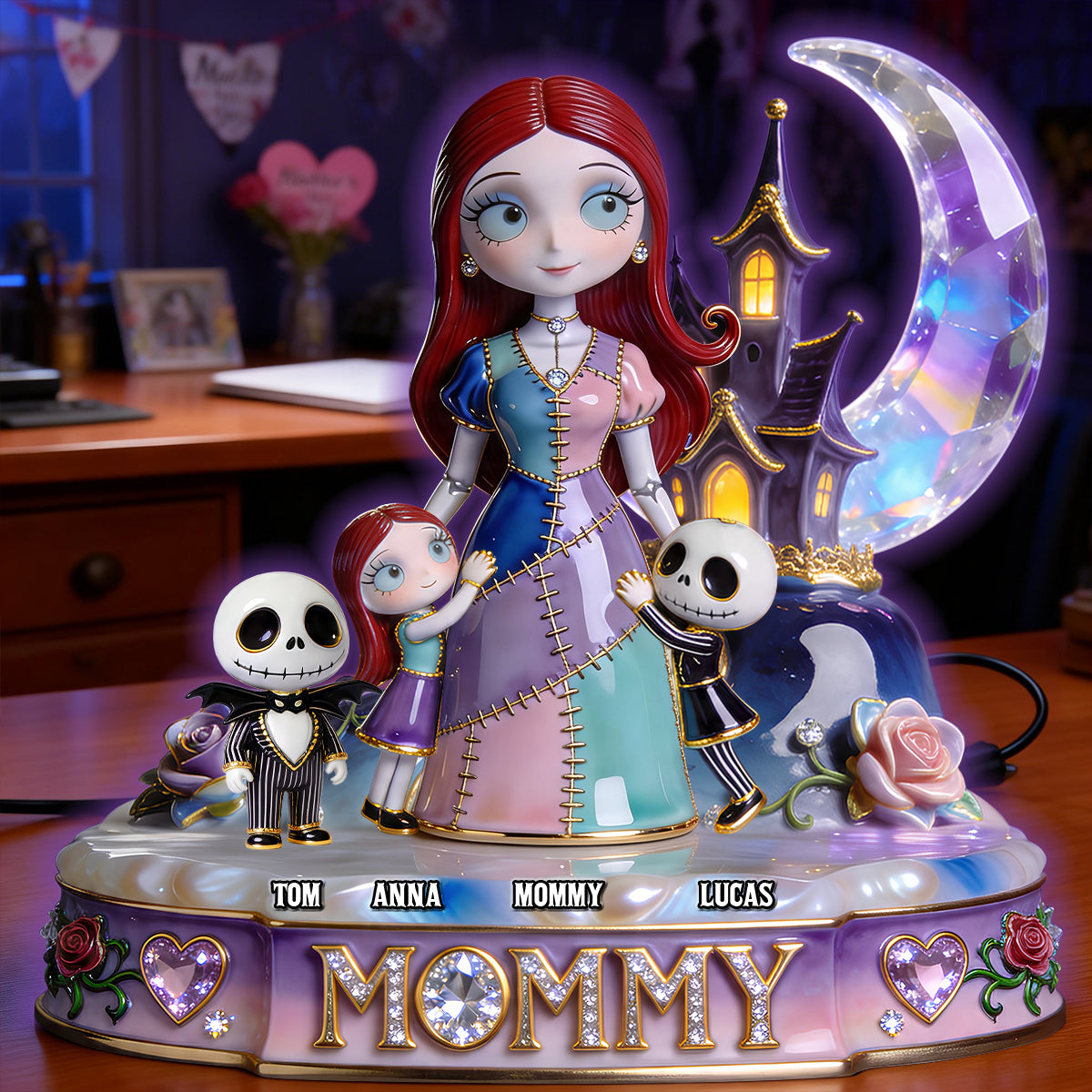 Dark Fantasy Mom & Kids Light Box - Personalized Gift For Mothers 02pgtn200426-Homacus