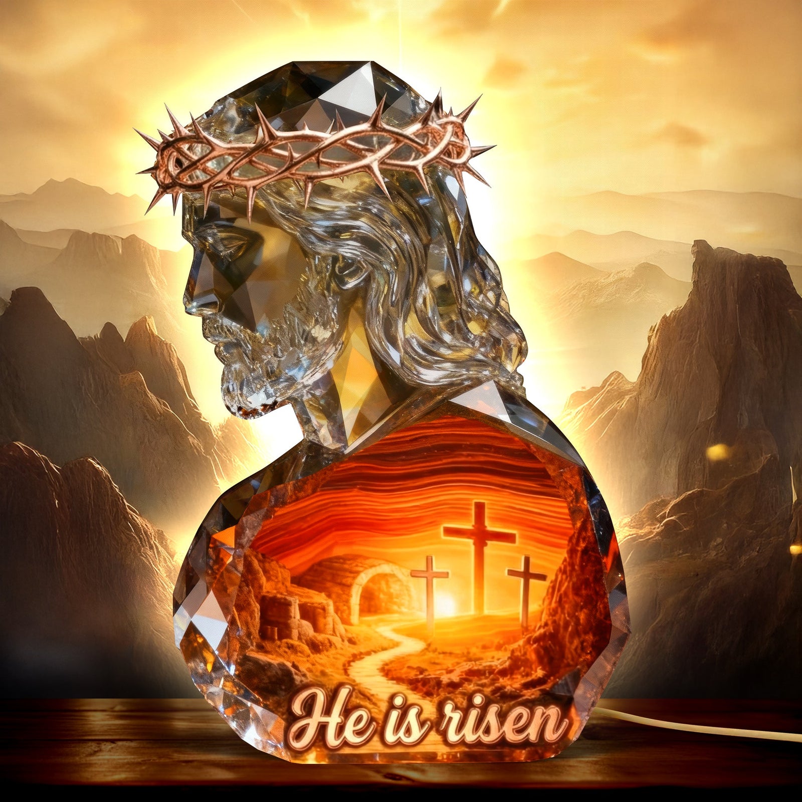 Holy Spirit Resurrection Light Box – Easter Gift for Christians 04qhqn280126-Homacus