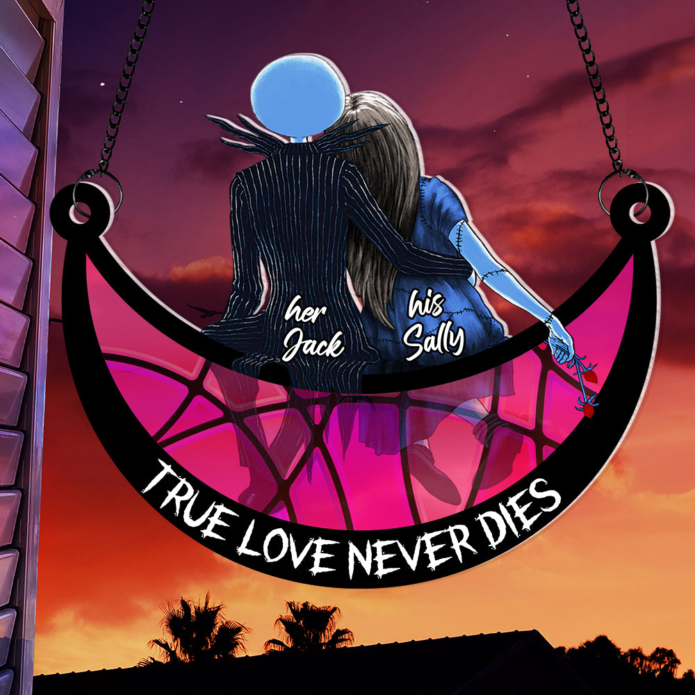 Personalized Gifts For Couple Suncatcher Ornament 03ACDT120724-Homacus