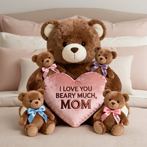 Love You Mom Custom Shaped Pillow - Personalized Gifts For Mom 03padt171225-Homacus