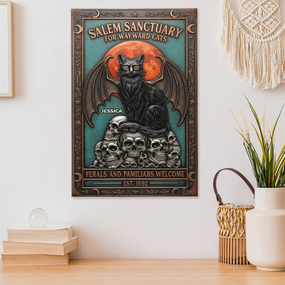 Witch Salem Metal Sign - Personalized Gifts For Witch Lover 01NAPU150725-Homacus