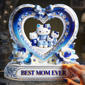 Lovely Mama Mom Toile De Jouy Custom Shape Light Box - Personalized Gifts For Mom 01PGTA150426-Homacus