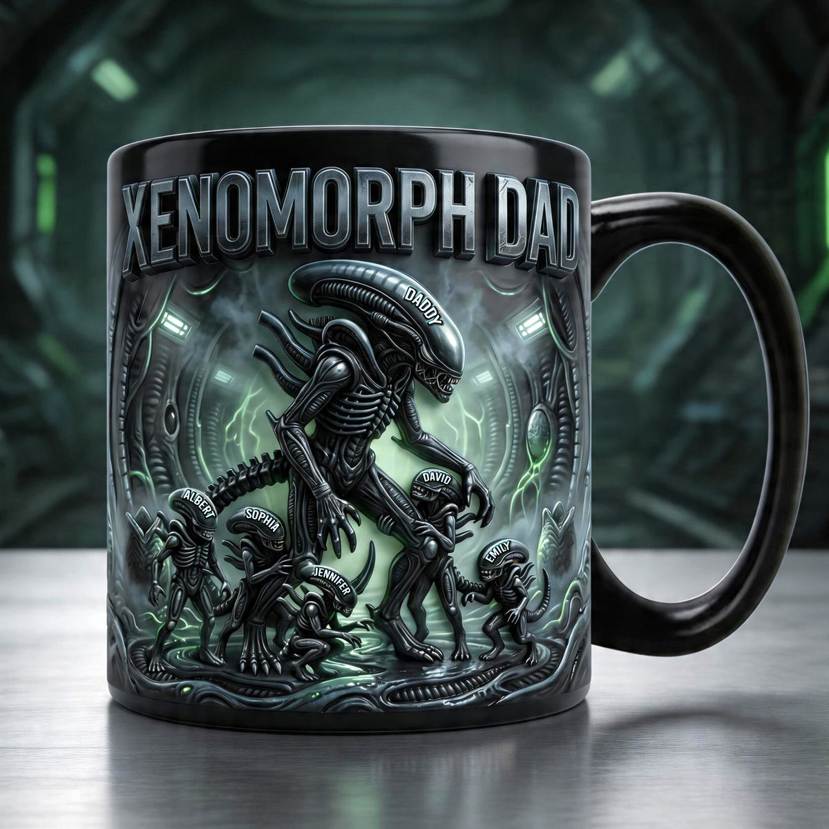Space Monster Magic Coffee Mug - Personalized Gifts For Dad 01naqn250426-Homacus