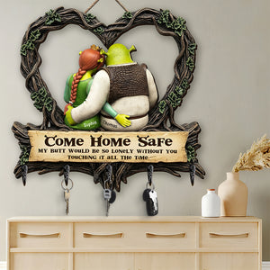Naughty Green Couple Key Hanger Personalized Gifts For Couple 02QHQN220525-Homacus