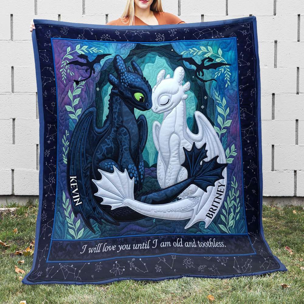 Darkness of Love Blanket - Personalized Gift For Couple 01NADT180625-Homacus