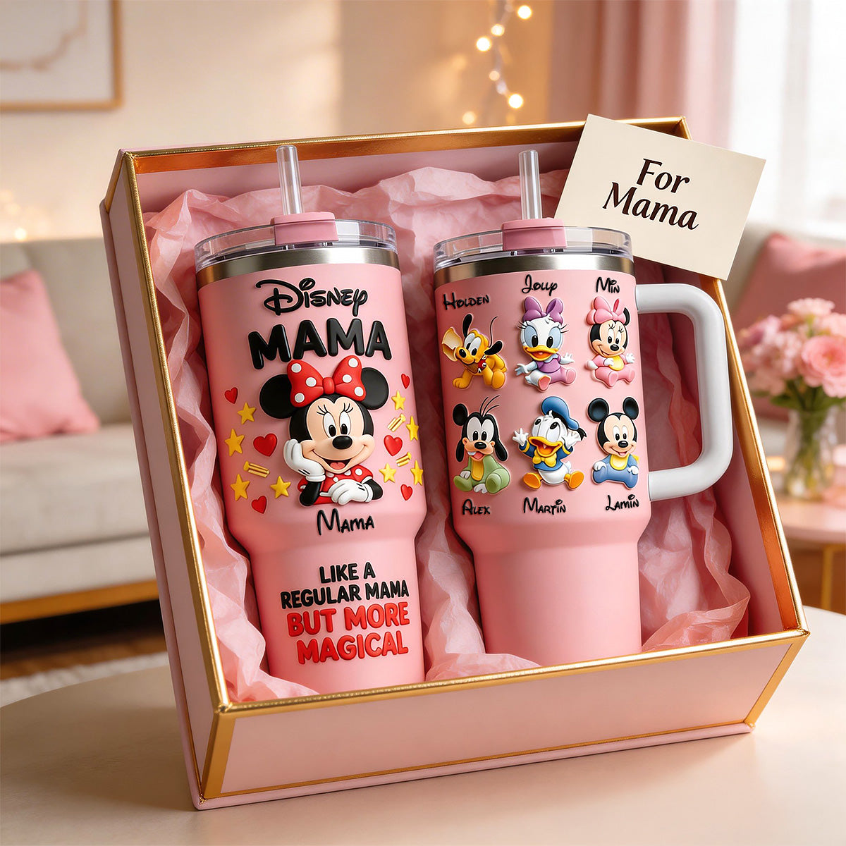Magical Mama Tumbler Handle - Personalized Gifts For Mom 05KIMG030326-Homacus